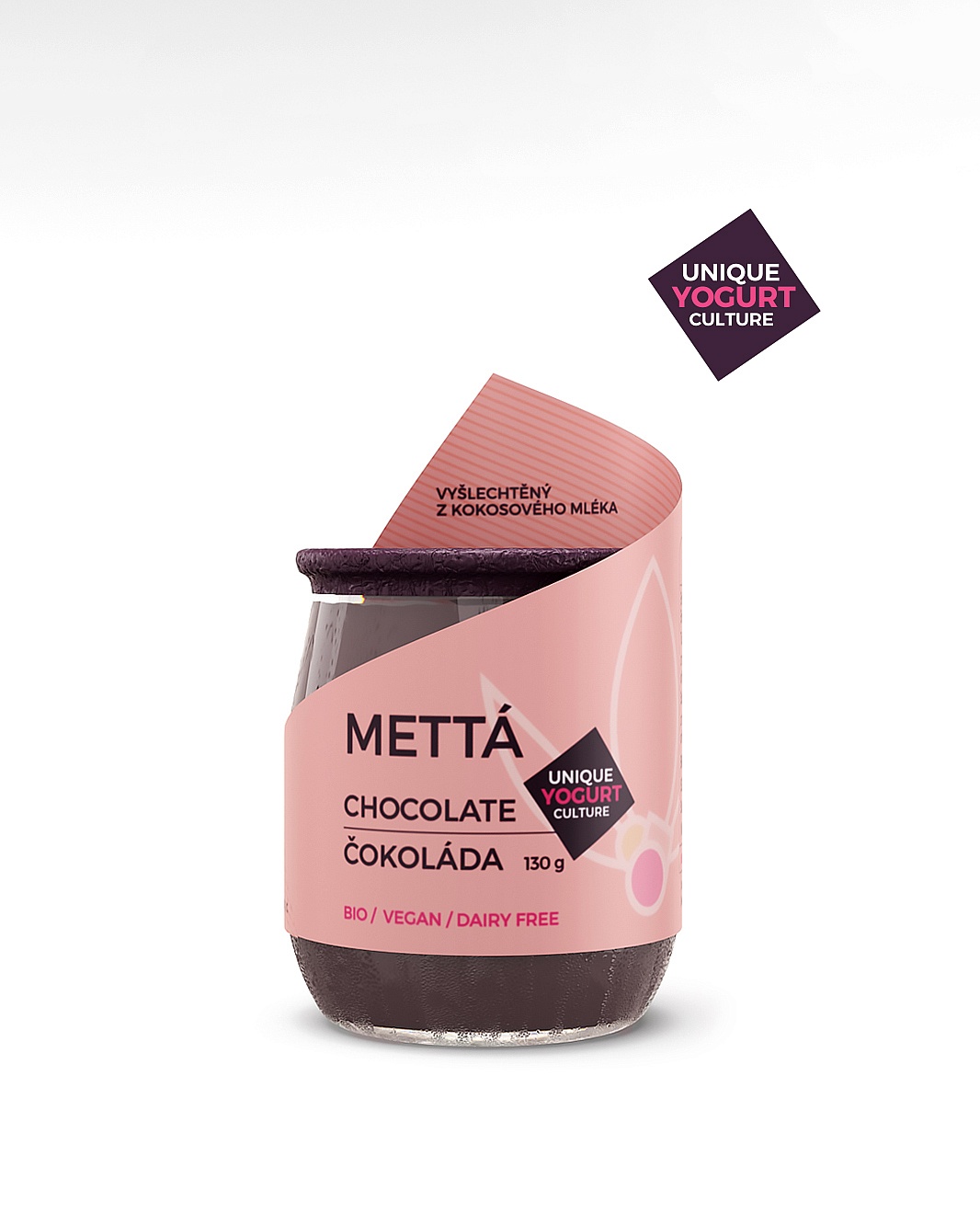 Bio Čokoládový jogurt Mettá 130g