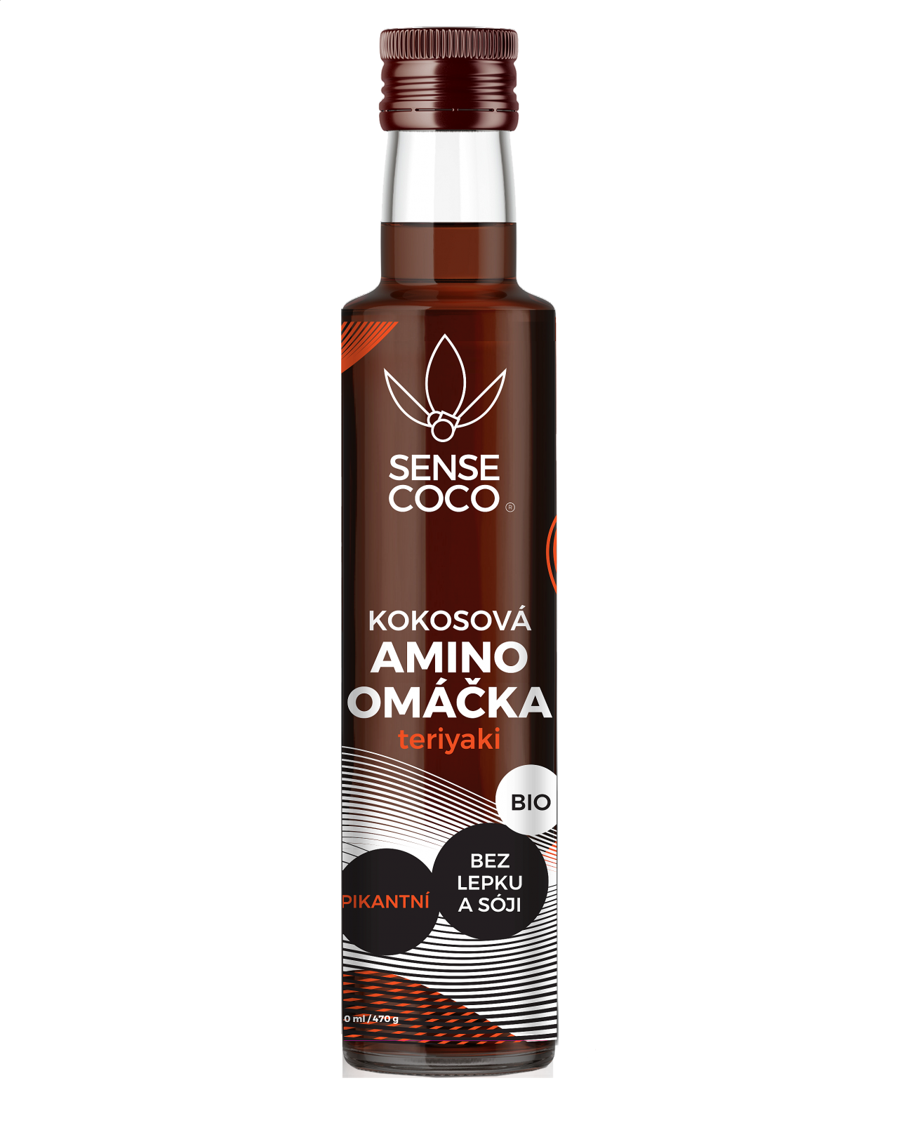 BIO kokosová amino omáčka – Teriyaki 330ml/ 470g