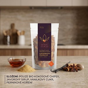 Perníkové BIO kokosové chipsy 60 g