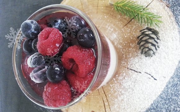 Kokosová panna cotta